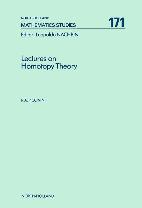 Lectures on Homotopy Theory -  R.A. Piccinini