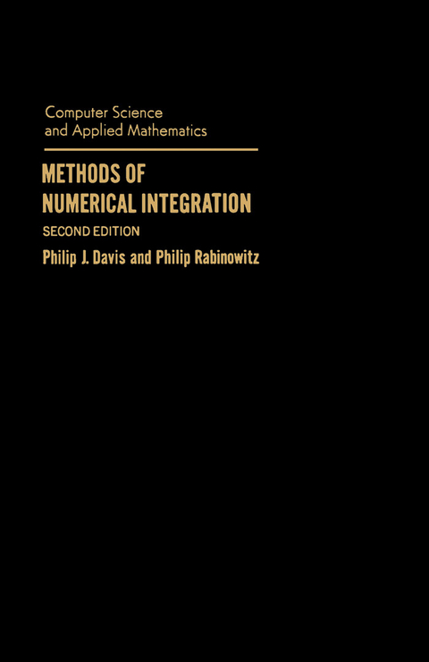 Methods of Numerical Integration -  Philip J. Davis,  Philip Rabinowitz