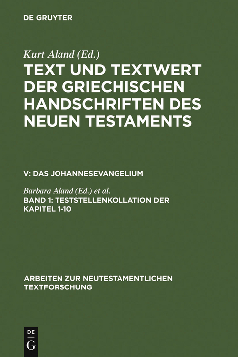 1. Teststellenkollation der Kapitel 1-10 - 