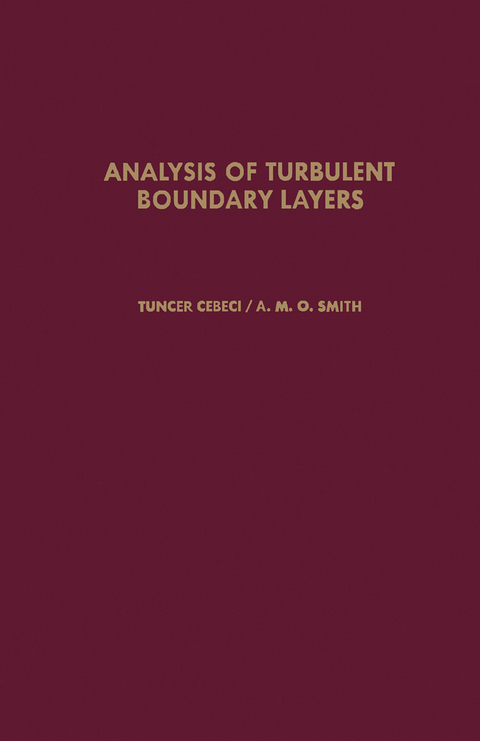 Analysis of Turbulent Boundary Layers -  Tuncer Cebeci