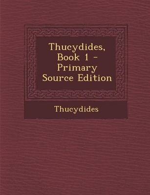 Thucydides, Book 1 -  Thucydides