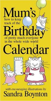 2019 Mums Birthday Calendar