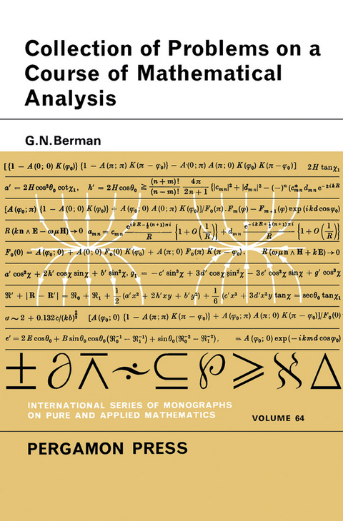 Collection of Problems on a Course of Mathematical Analysis -  G. N. Berman