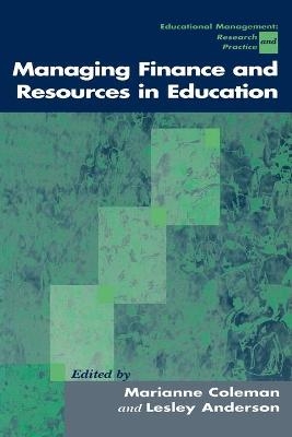 Managing Finance and Resources in Education - 