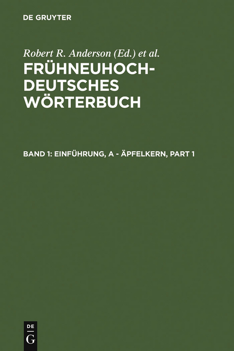 Einf&uuml;hrung, a - &auml;pfelkern - 