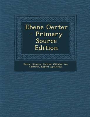 Ebene Oerter - Primary Source Edition