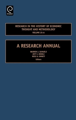 Research in the History of Economic Thought and Methodology - 