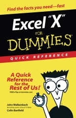 Excel 2003 For Dummies Quick Reference