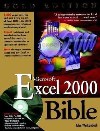 EXCEL 2000 Bible