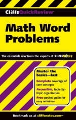 CliffsQuickReview Math Word Problems - Karen L. Anglin