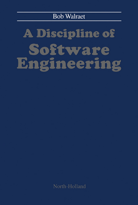 Discipline of Software Engineering -  B. Walraet