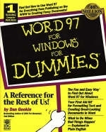 Word 97 for Windows For Dummies - Dan Gookin