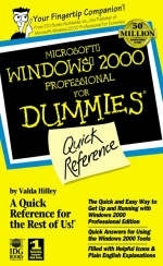 Windows 2000 Professional for Dummies Quick Reference