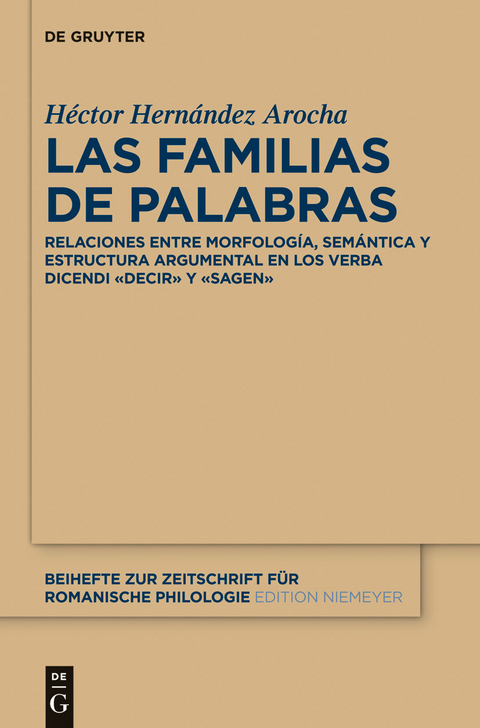 Las familias de palabras - H&eacute;ctor Hern&aacute;ndez Arocha