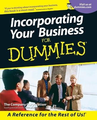 Incorporating Your Business For Dummies -  The Company Corporation