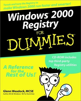 Windows 2000 Server Registry For Dummies