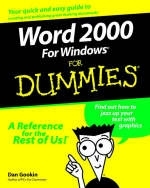 Word 2000 for Windows For Dummies - Dan Gookin