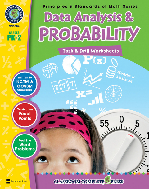 Data Analysis & Probability - Task & Drill Sheets Gr. PK-2 -  Chris Forest,  Tanya Cook