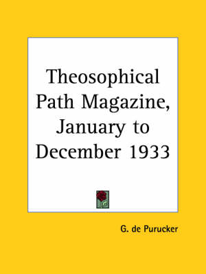 Theosophical Path Magazine (1933)