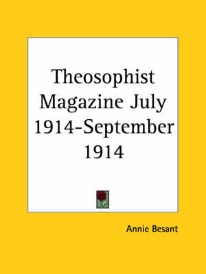 Theosophist Magazine (July 1914-September 1914)