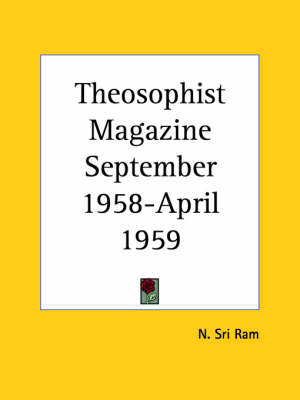 Theosophist Magazine (September 1958-April 1959) - 