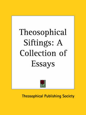 Theosophical Siftings