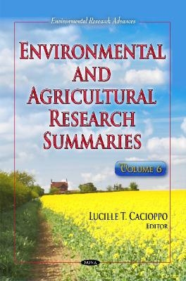 Environmental & Agricultural Research Summaries - 