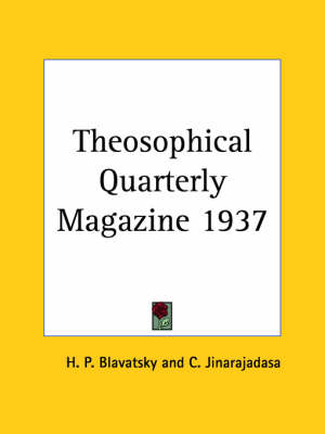 Theosophical Quarterly Magazine Vol. 34 (1937) - H. P. Blavatsky