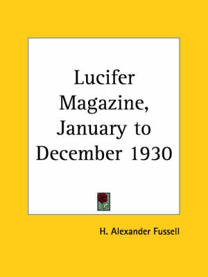 Lucifer Magazine I (1930)