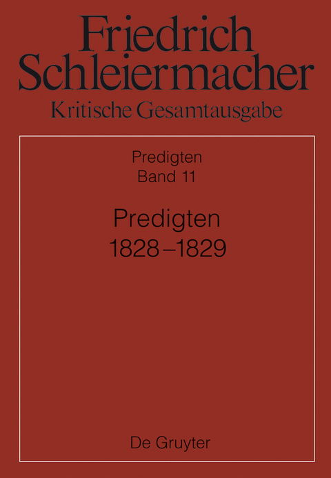 Predigten 1828-1829 - 