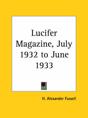 Lucifer Magazine IV (1932)