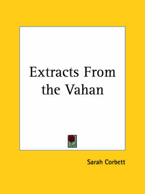 Extracts from the Vahan (1904) - 