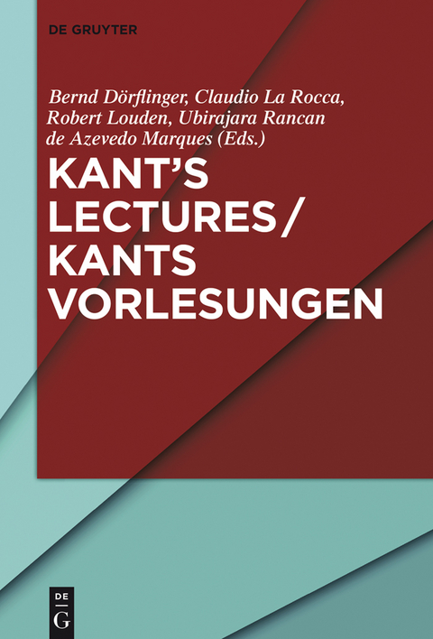 Kant’s Lectures / Kants Vorlesungen - 
