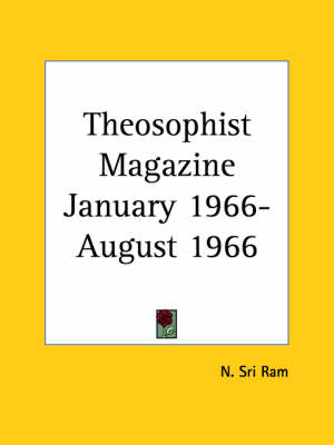 Theosophist Magazine (January 1966-August 1966) - 