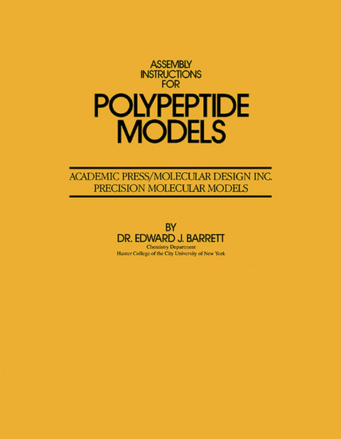 Assembly Instructions for Polypeptide Models -  Edward J. Barrett