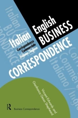 Italian/English Business Correspondence - Vincent Edwards, Gianfranca Gessa Shepheard