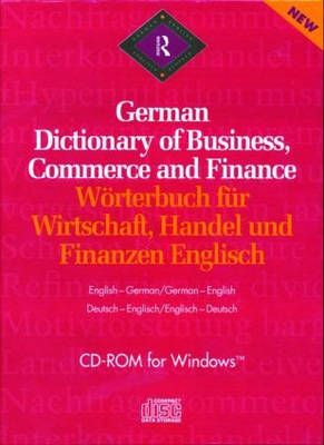 Routledge German Dictionary of Business, Commerce and Finance