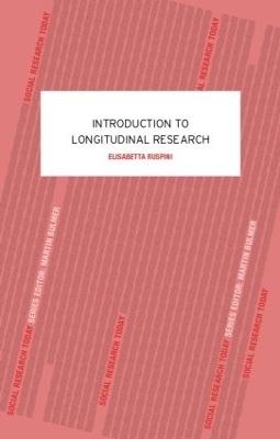 An Introduction to Longitudinal Research - Elisabetta Ruspini