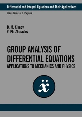 Group-Theoretic Methods in Mechanics and Applied Mathematics - D.M. Klimov