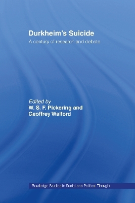 Durkheim's Suicide - 