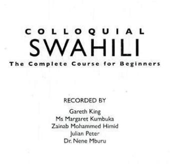 Colloquial Swahili - Donovan McGrath, Lutz Marten