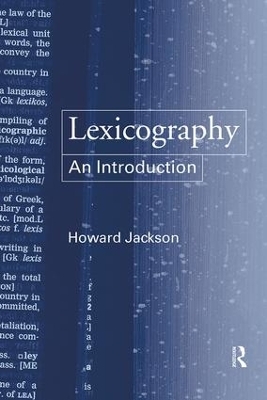 Lexicography - Howard Jackson