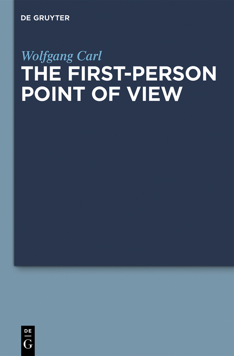 The First-Person Point of View - Wolfgang Carl
