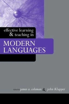 Effective Learning and Teaching in Modern Languages - 