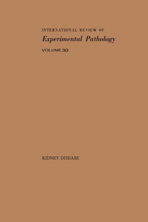 International Review of Experimental Pathology - 