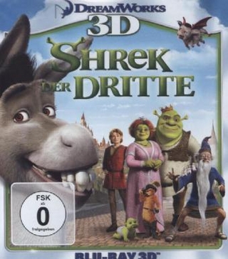 Shrek 3 - Shrek der Dritte 3D, 1 Blu-ray