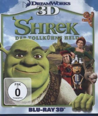 Shrek - Der tollkühne Held 3D, 1 Blu-ray