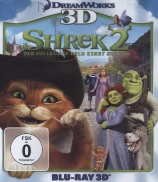 Shrek 2 - Der tollkühne Held kehrt zurück 3D, 1 Blu-ray