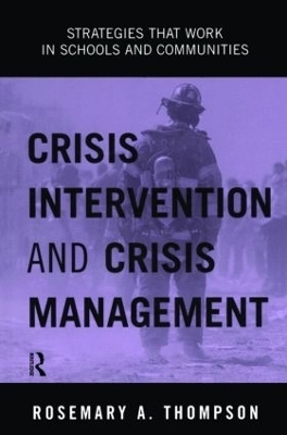 Crisis Intervention and Crisis Management