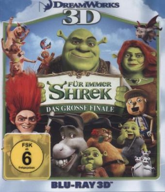 Shrek 4 - F&uuml;r immer Shrek 3D, 1 Blu-ray